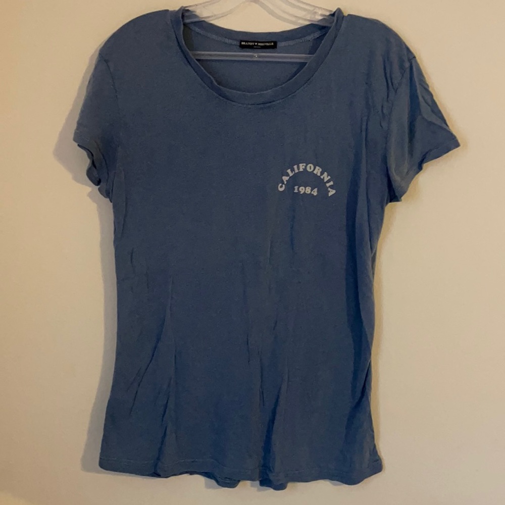 Brandy Melville California 1984 Blue T-shirt OS